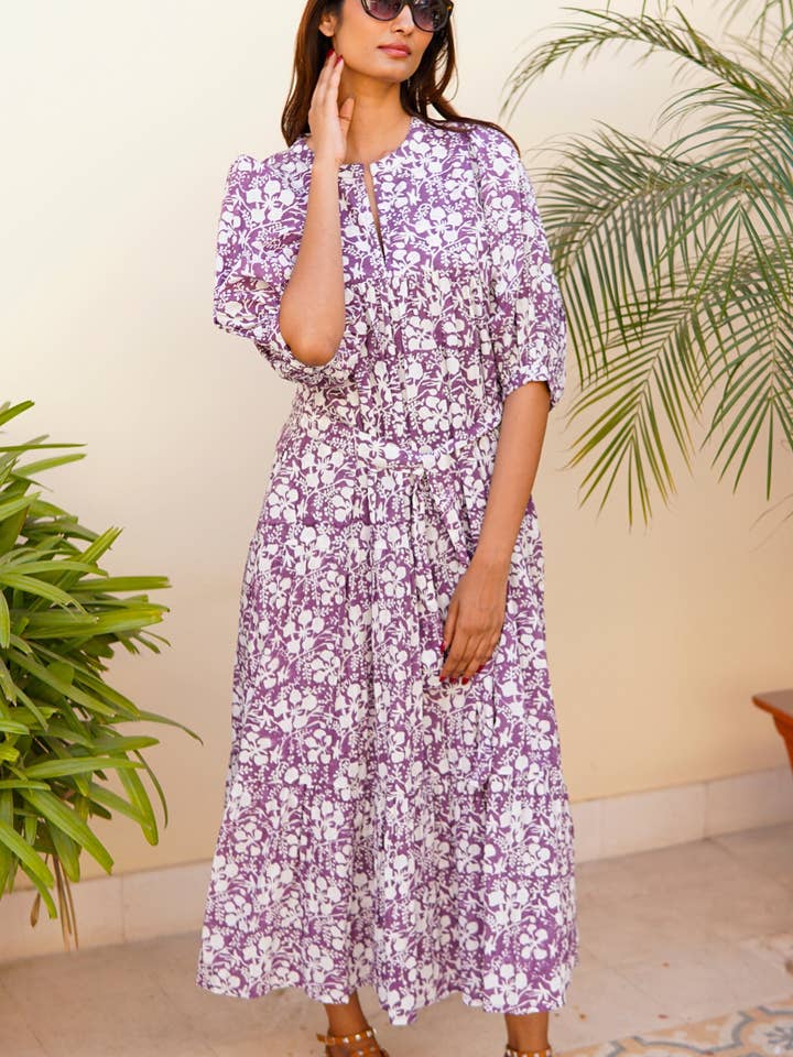 Flowy Day Kjole Grappa for engroshandel hos La Mandarine