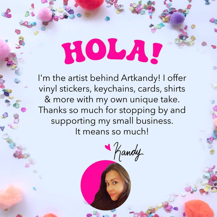 ArtKandy - Wholesale Sticker - Frida Kahlo Garden Sticker2