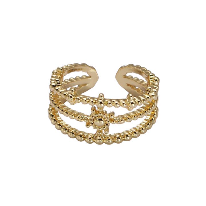 Anneau Céleste Cosmique Empilé pour la vente par Simply Jewels