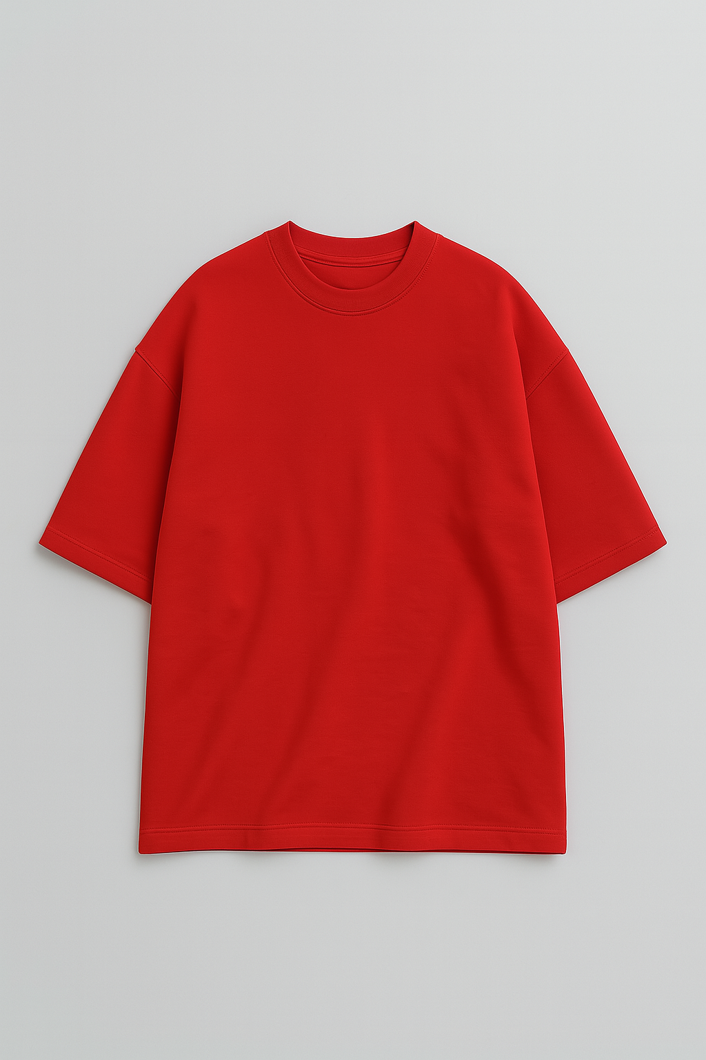 Factory Blanks - Venta al por mayor Camiseta - Unisex - Camiseta Cuadrada de Gran Tamaño Económica–Mezcla de Algodón-Poliéster de 220GSM7