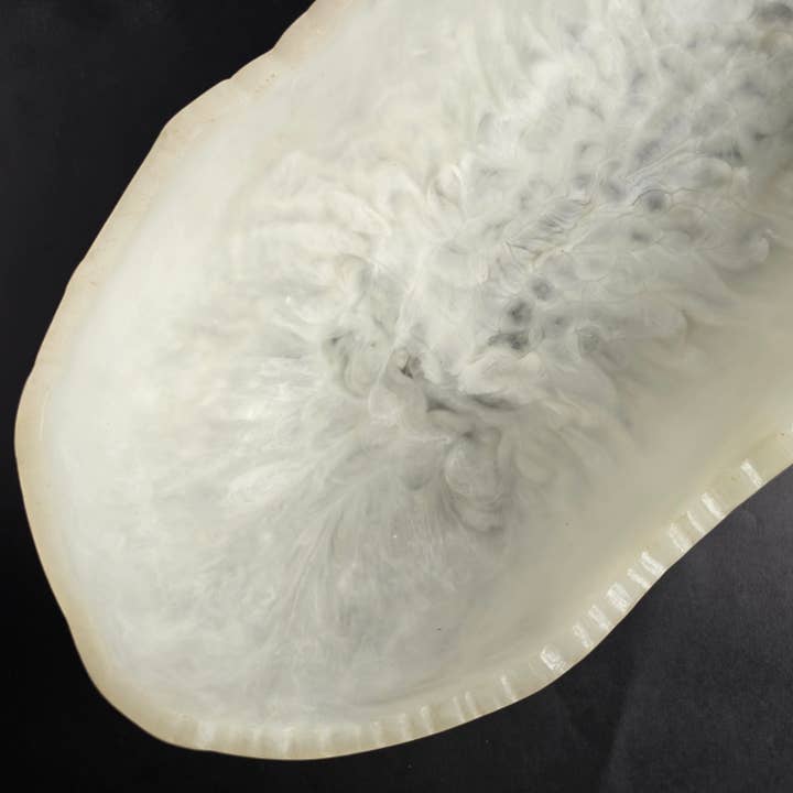 Gibb & Daan - Wholesale Serve Bowl - Large Resin Trough - Entryway Catchall - Decorative Bowl31