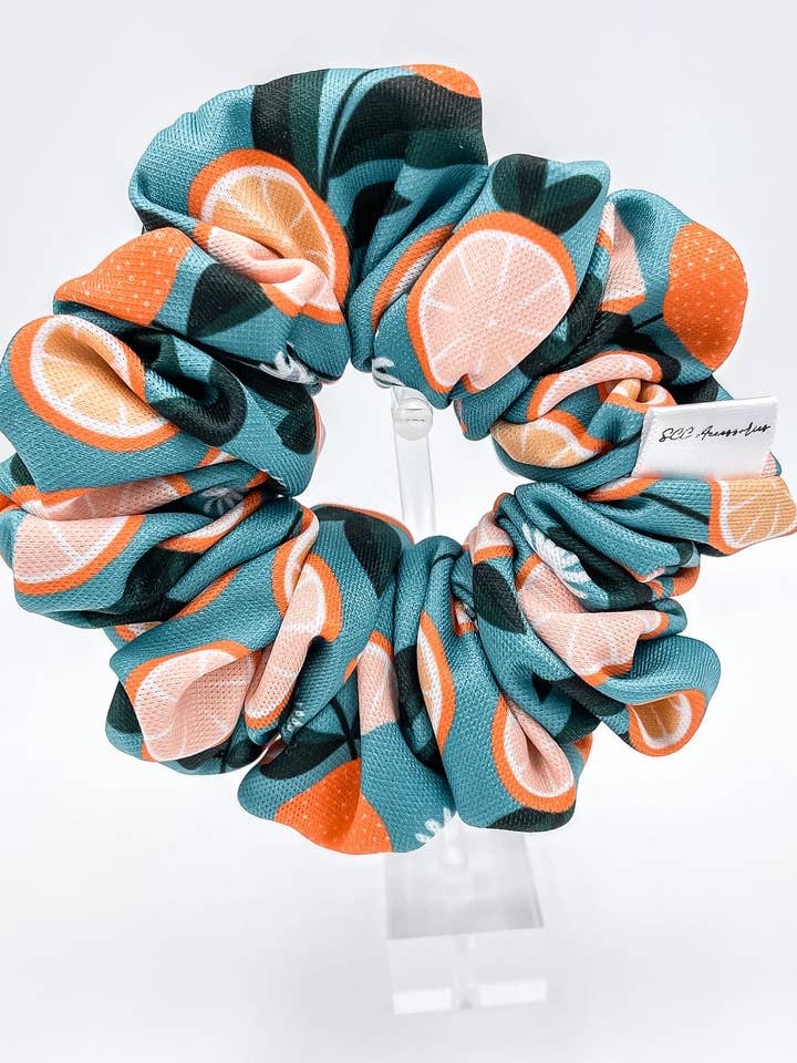 Orange Flow | Scrunchie für den Großhandel von Sydney's Crafty Creations