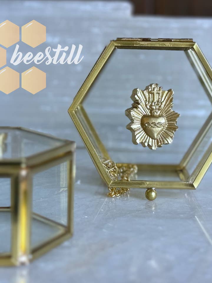 Schmuckschatulle mit Heiligem Herz für den Großhandel von BeeStill Design
