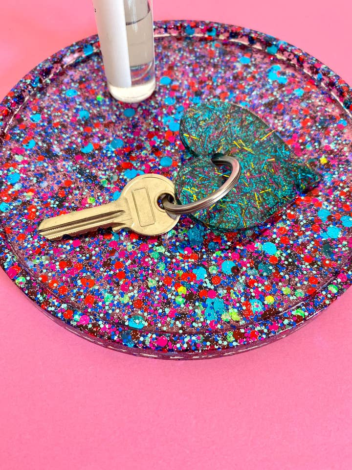 Glitter rotondi Catch All//Organizer con glitter per la vendita all'ingrosso da parte di Zig a Star