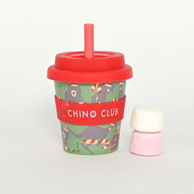 Chino Club - Wholesale Drinking glass/cup – Kids & Baby - Christmas Babychino Cup 4oz4