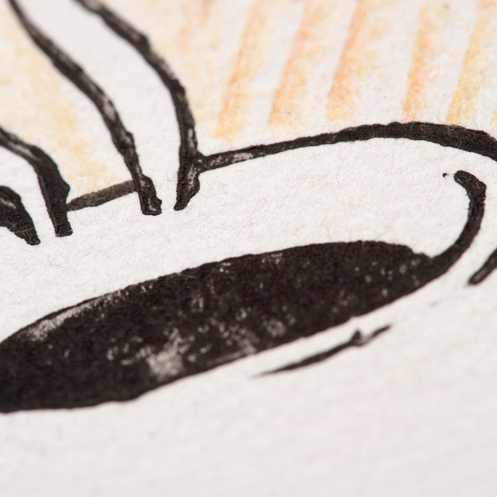 Holy Kaw Wall Art - Vendita all'ingrosso Stampa artistica - Stampa artistica da parete, linoleografia La Tazzina1