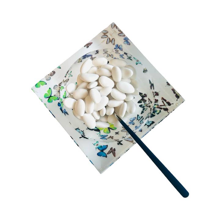 Maven Home - Wholesale Decorative Plate/Dish/Bowl - Aura Acrylic Bowl, Kaleidoscope4