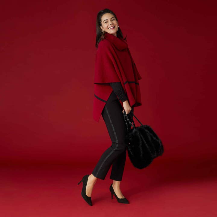 Black Georgie Tuxedo Side Stripe Bottom for wholesale on Faire