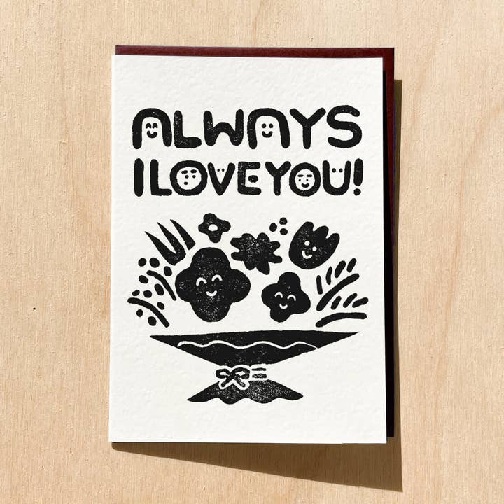 Carte de vœux - Always I Love You pour la vente par oitama