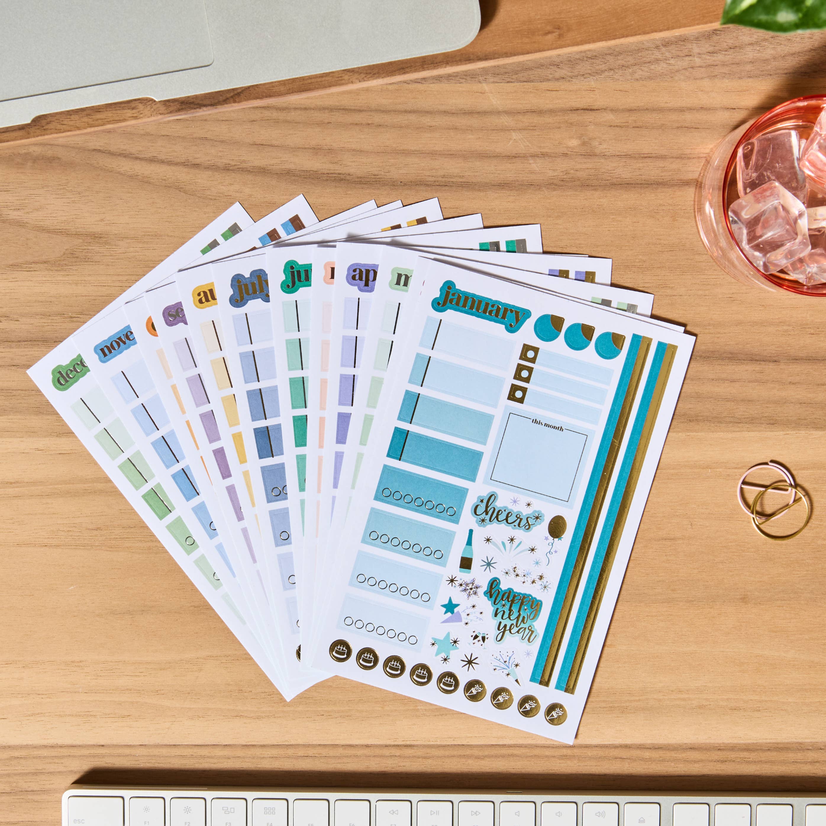 Erin Condren Design - Wholesale Sticker - Monthly Sticker Book - Edition 112