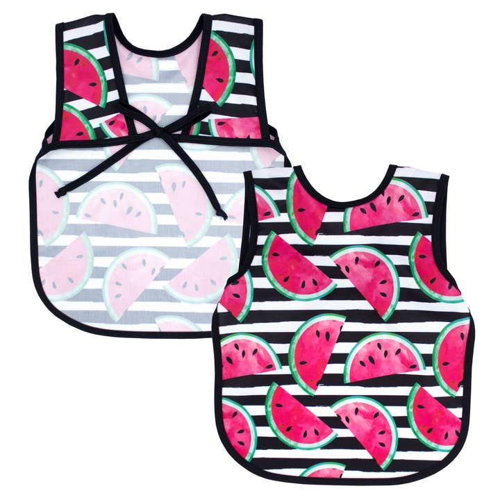 Summer Stripes - Watermelon - Bapron for wholesale by BapronBaby