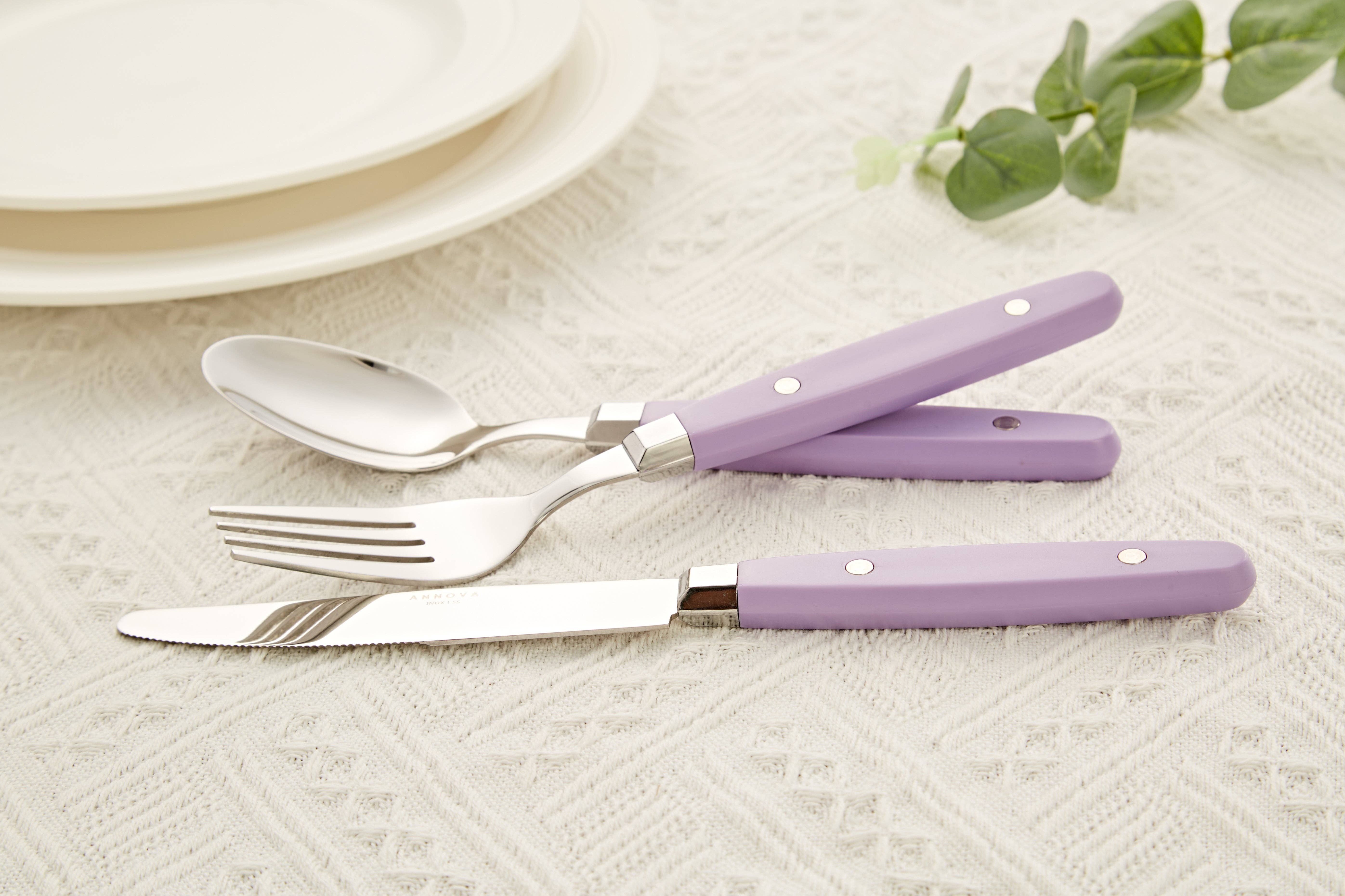 ANNOVA - Venta al por mayor Conjunto de cubiertos - Juego de Cubiertos Retro ANNOVA de 20 Piezas43