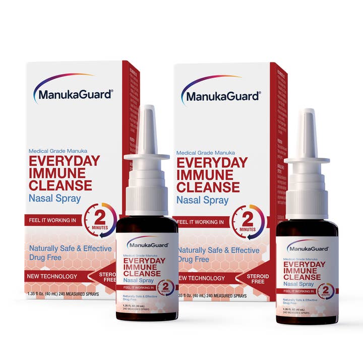 Everyday Immune Cleanse Nasal Spray, 2-Pack Bundle for wholesale by ManukaGuard