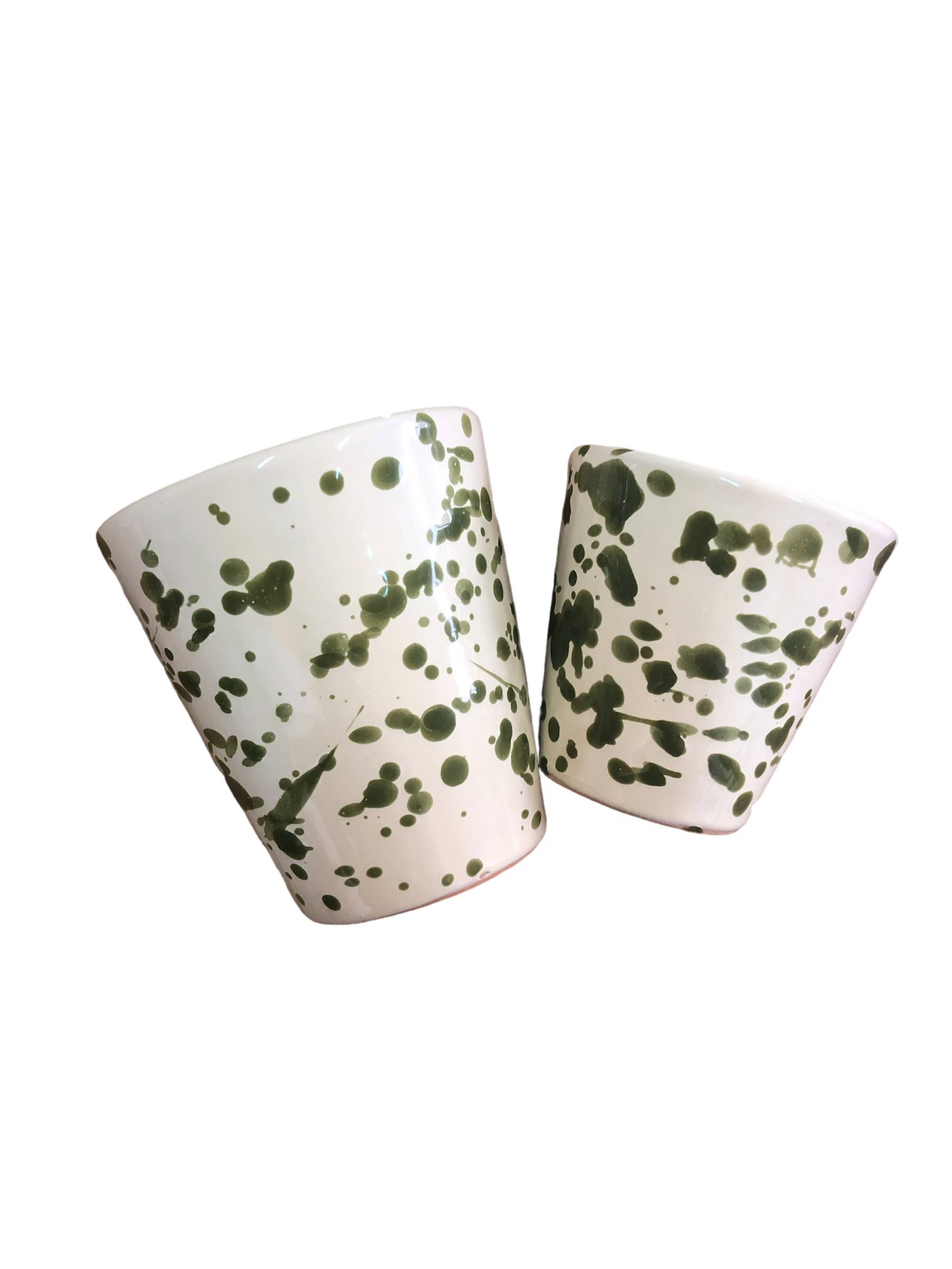 LOLIVA - Wholesale Drinking Glass/Cup - Glass h. 6 cm - Splasshed Line12