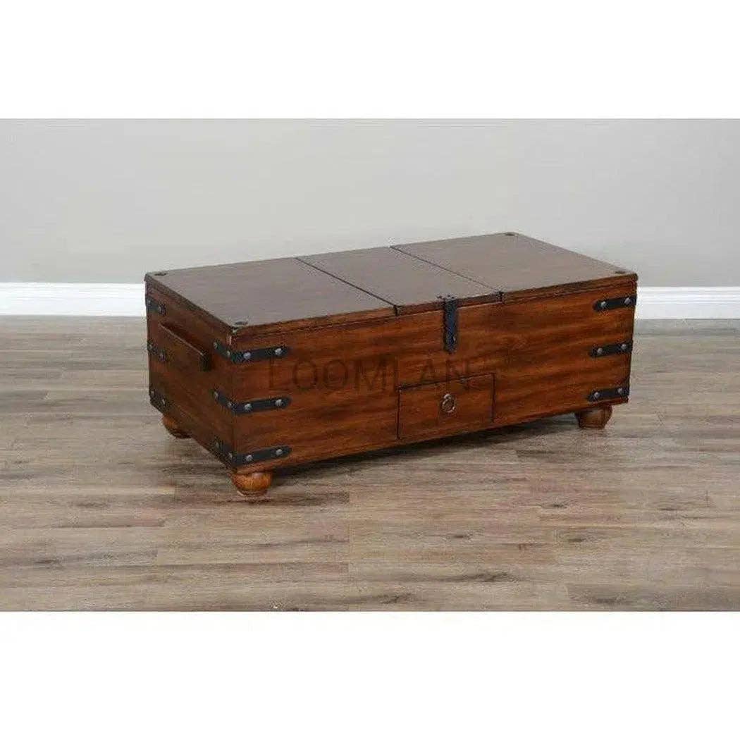 LOOMLAN – wholesale Coffee table – Rectangular Trunk Coffee Table Storage5
