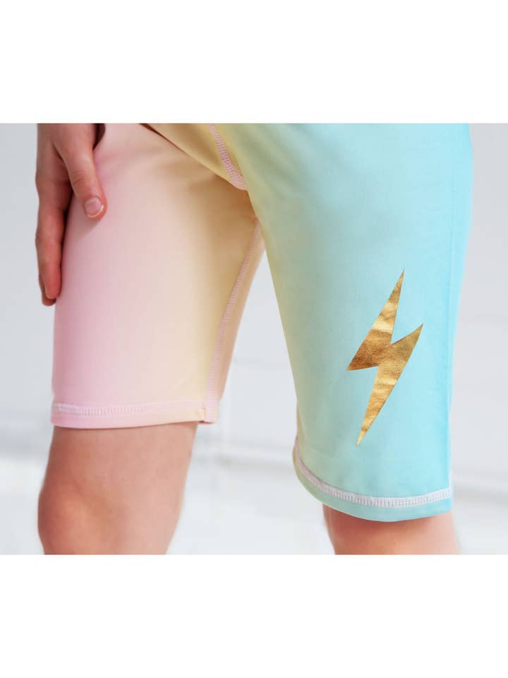 Limeapple - Wholesale Athletic Shorts - Kids - Pastel Activewear Bike Shorts3