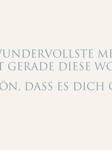 Postkarte "Der wundervollste Mensch…" für den Großhandel von WUNDERWORT by Angela Gwinner