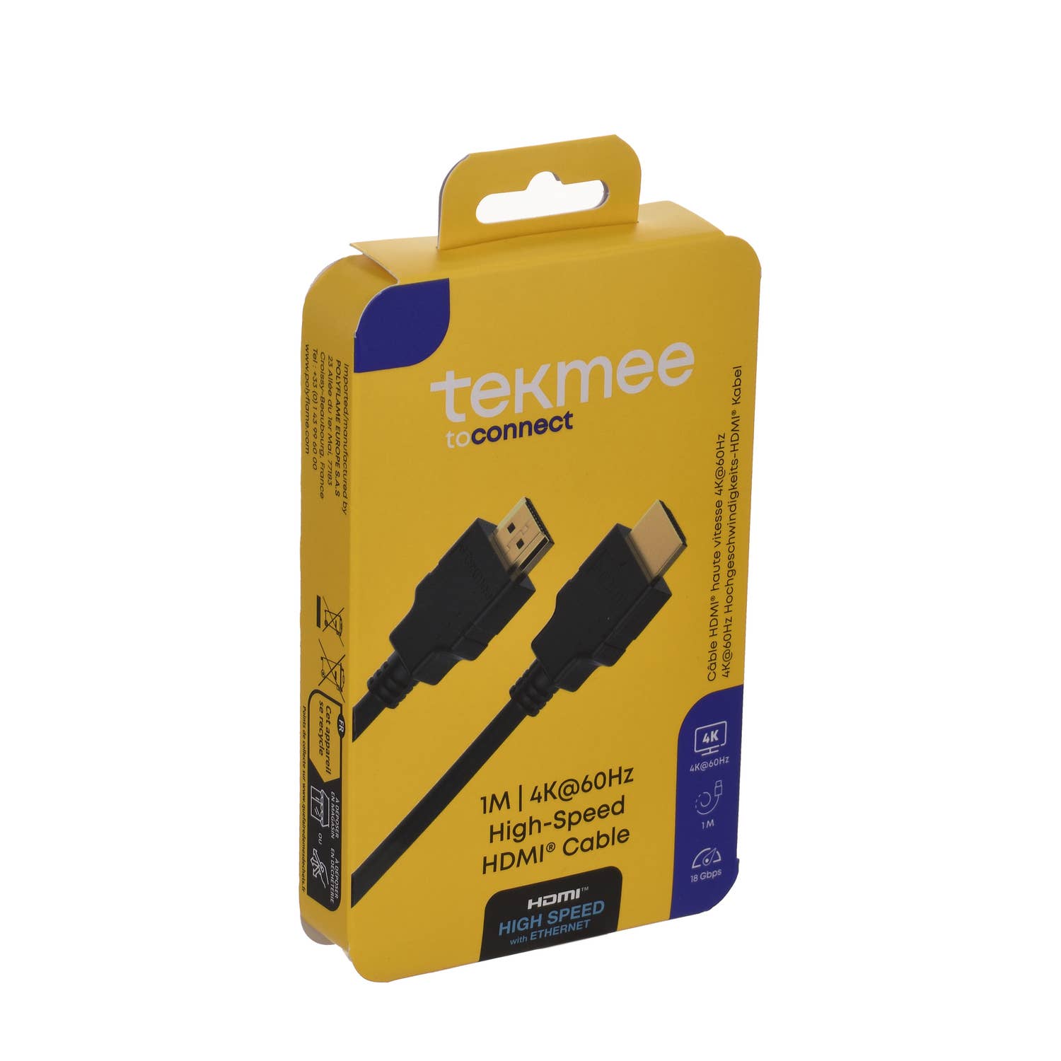 Tekmee - Wholesale Charging Cable - HDMI cable 1 meter3