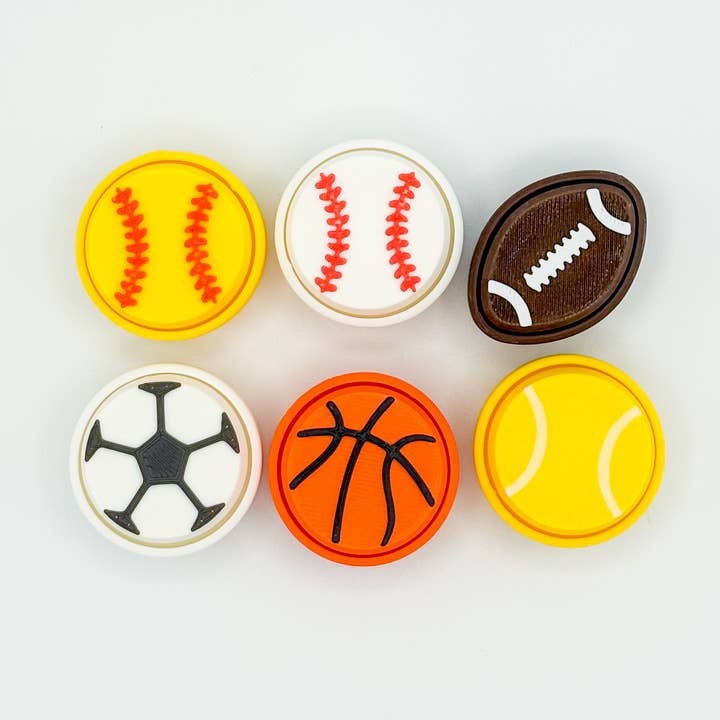 Sports Fidget Clicker Keychain for wholesale by Prism3D Creations