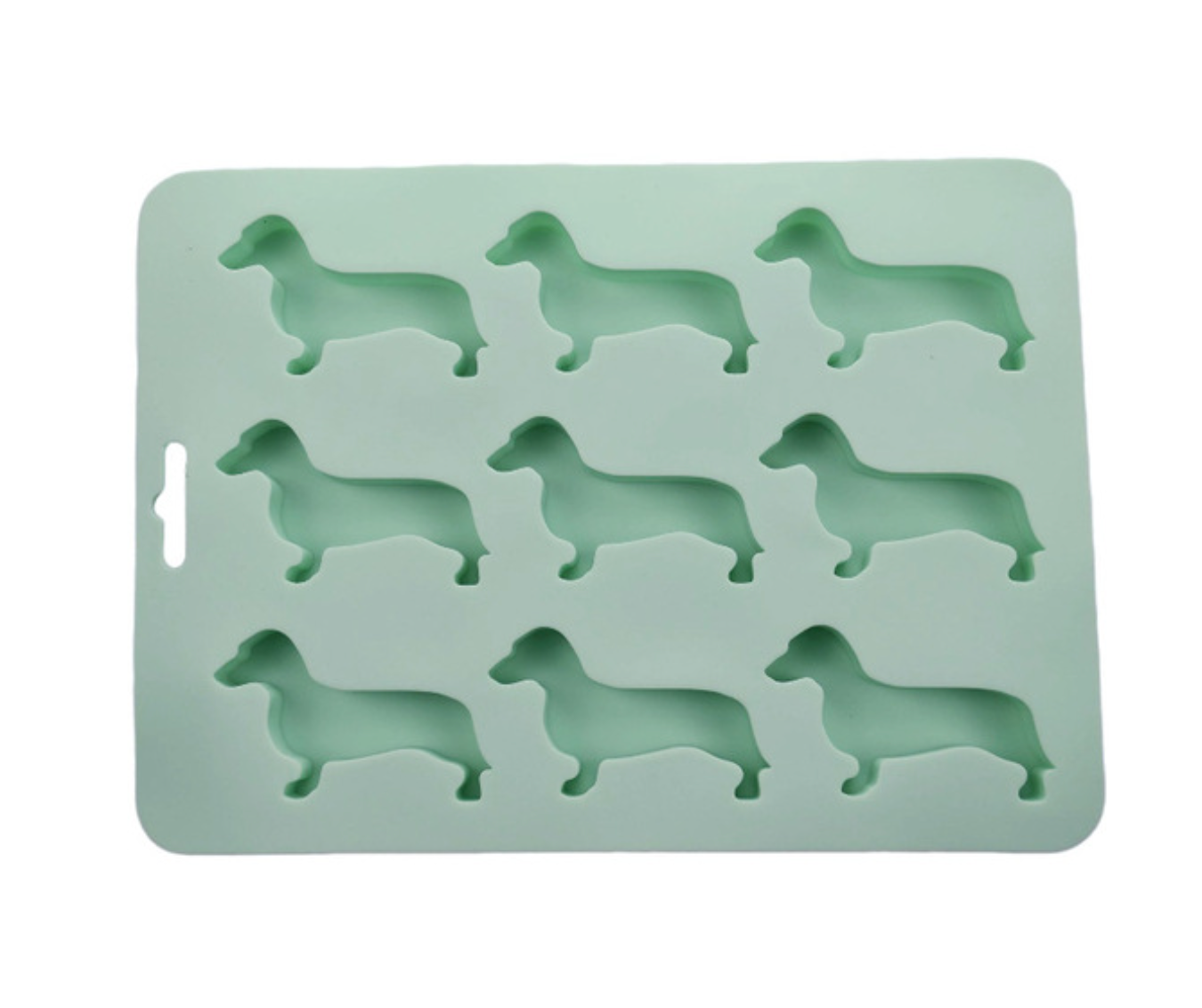 Homerely (We Cover All Import Duties) - Venta al por mayor Bandejas de hielo/cubiteras - Molde de silicona para cubitos de hielo con forma de cachorro salchicha5