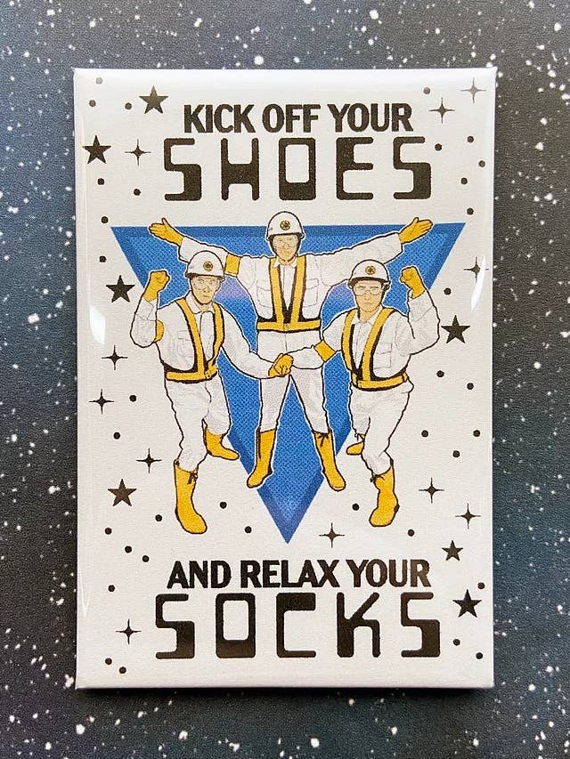 “Kick Off Your Shoes” Beastie Boys Souvenir Magnet for wholesale by The Red Swan Shop