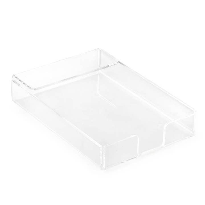 Huang Acrylic - Wholesale Desk Organizer - 4 X 6 Note Pad Holder (W/O Paper)