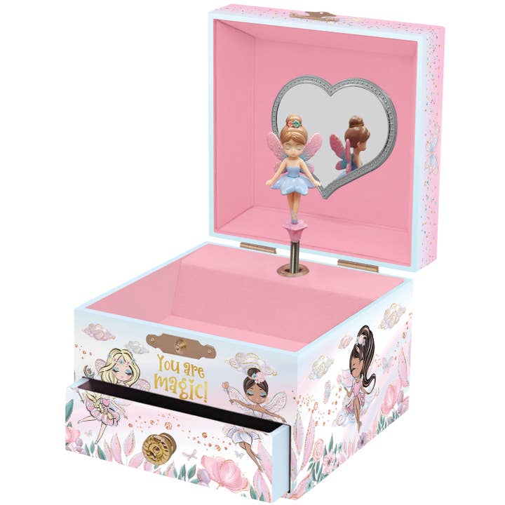 US Toy Company - Wholesale Jewelry Box/Organizer - Kids - Fairy Musical Jb 3-unit case pack