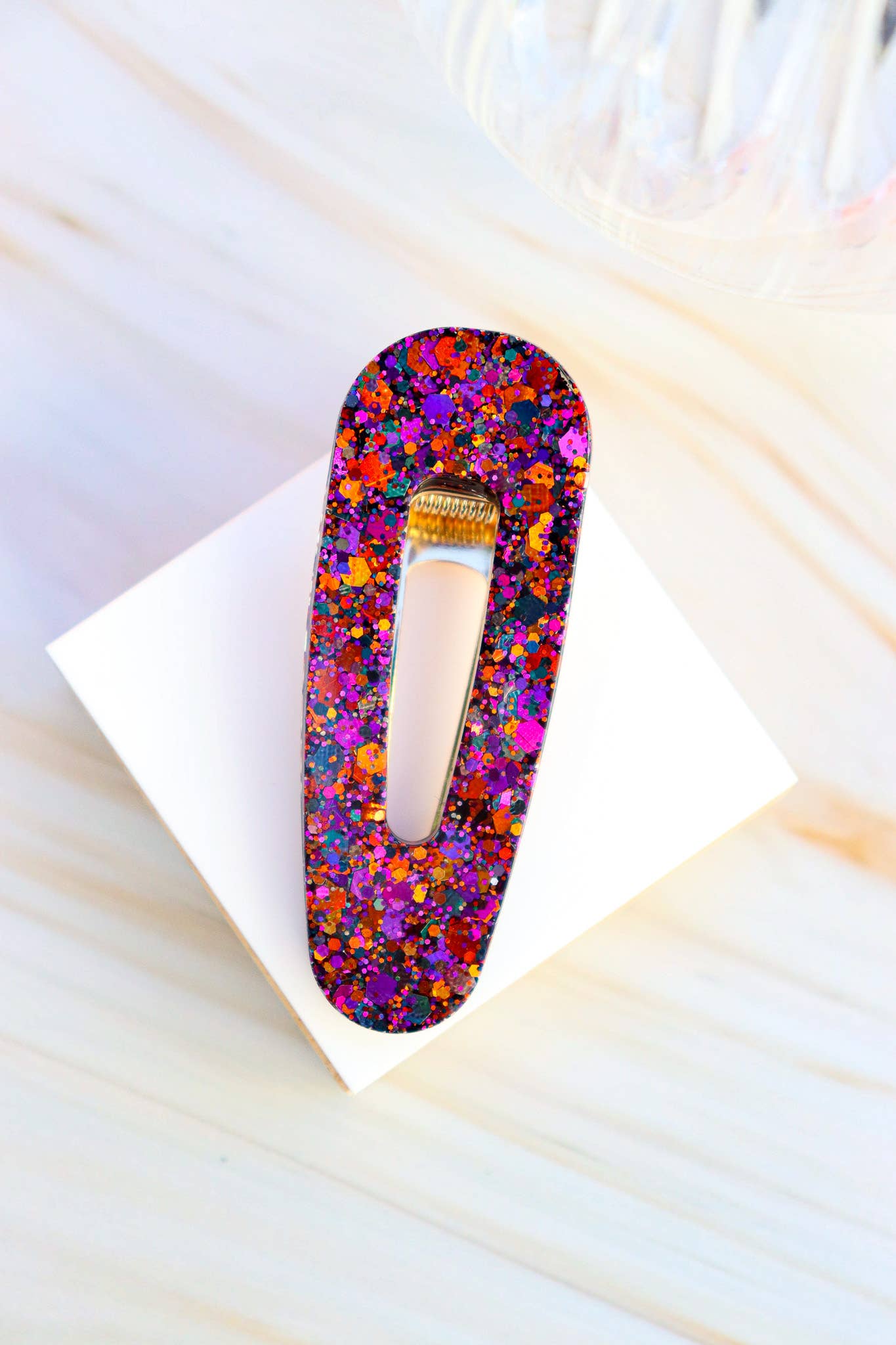 CG Home - Wholesale Barrette - Women's - Autumn Sunset Glitter Hair Clip3