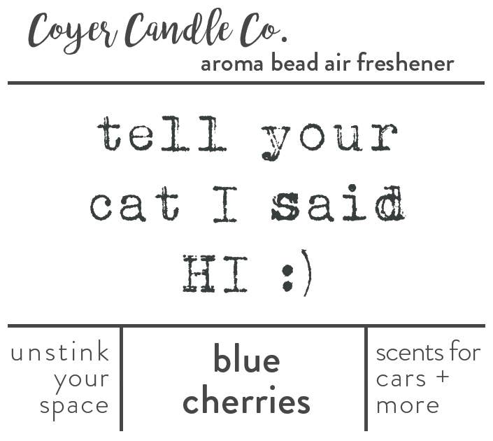 Coyer Candle Co. - Vente Désodorisant pour voiture – unisexe - Désodorisants | Collection Lucky Oliver | Édition Cat6