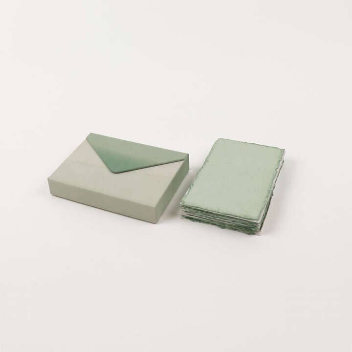 Craft Boat - Wholesale Stationery/notecard set - NATURALLY DYED KEEPSAKE NOTE CARD BOX SET MULBERRY1