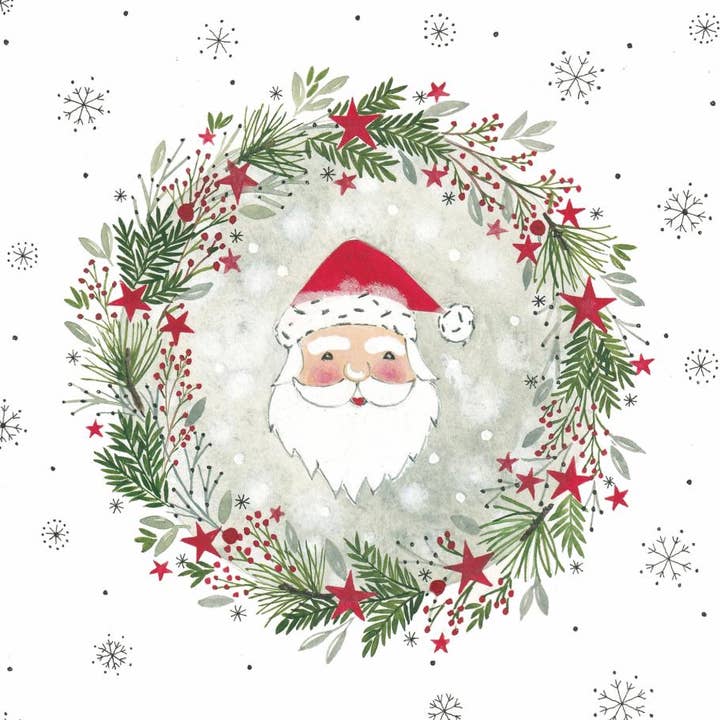 LUNCH- WREATH & SANTA for wholesale by Paperproducts Design • Ambiente