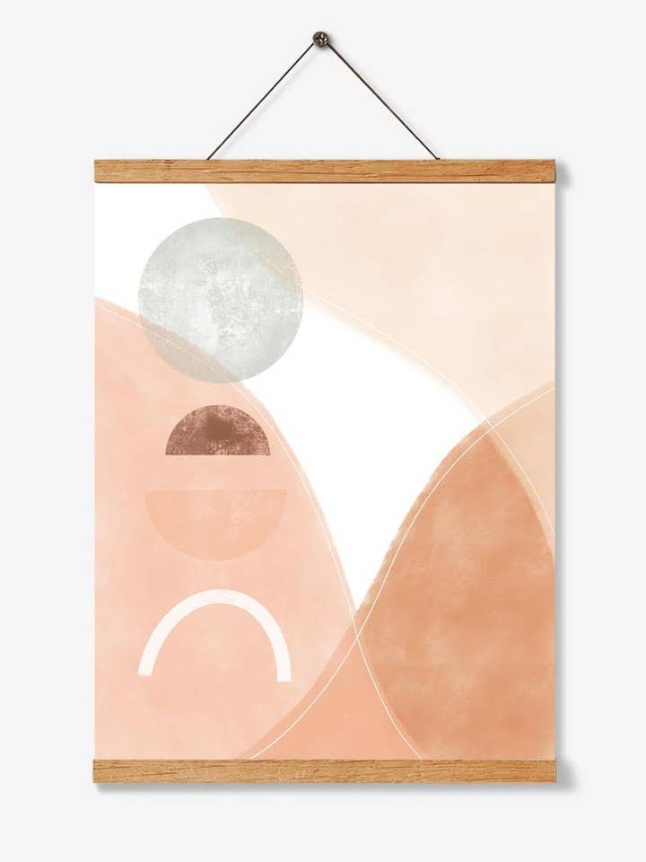 Stampa artistica geometrica pastello per la vendita all'ingrosso da parte di Illustrations Its Funny Howww Inc