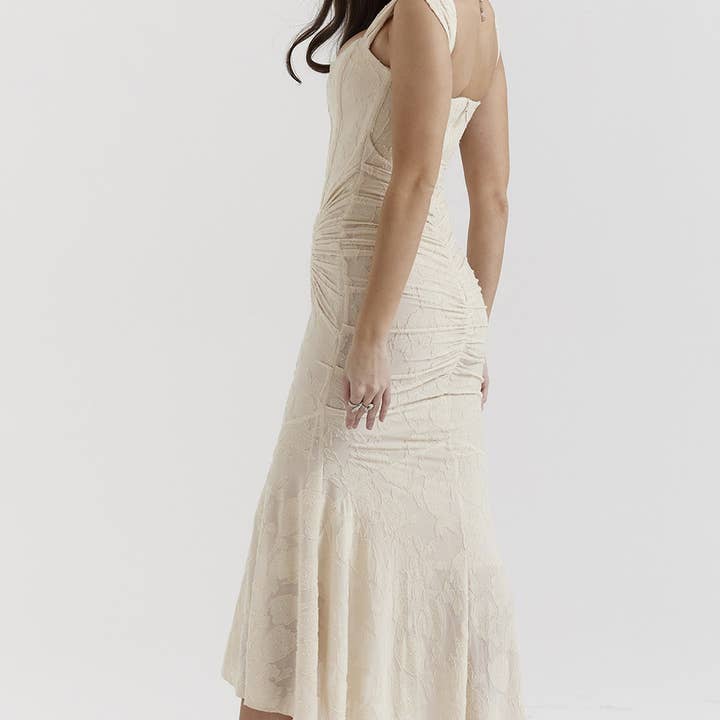 Marayn - Wholesale Dress – Women's - 2025 NEW Chic Printed Maxi Dress Sexy Backless and OnTrend11