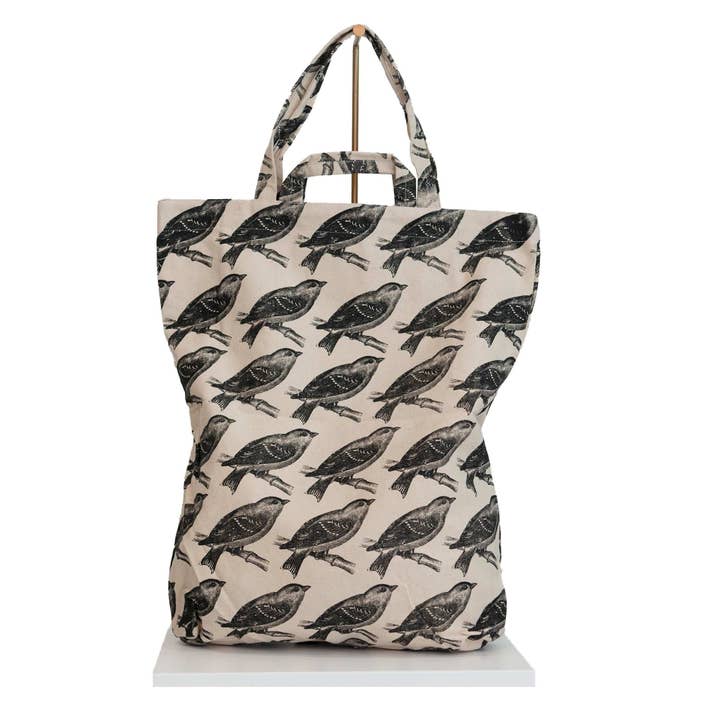 Tote Bag Birds Black for engroshandel hos Juulry