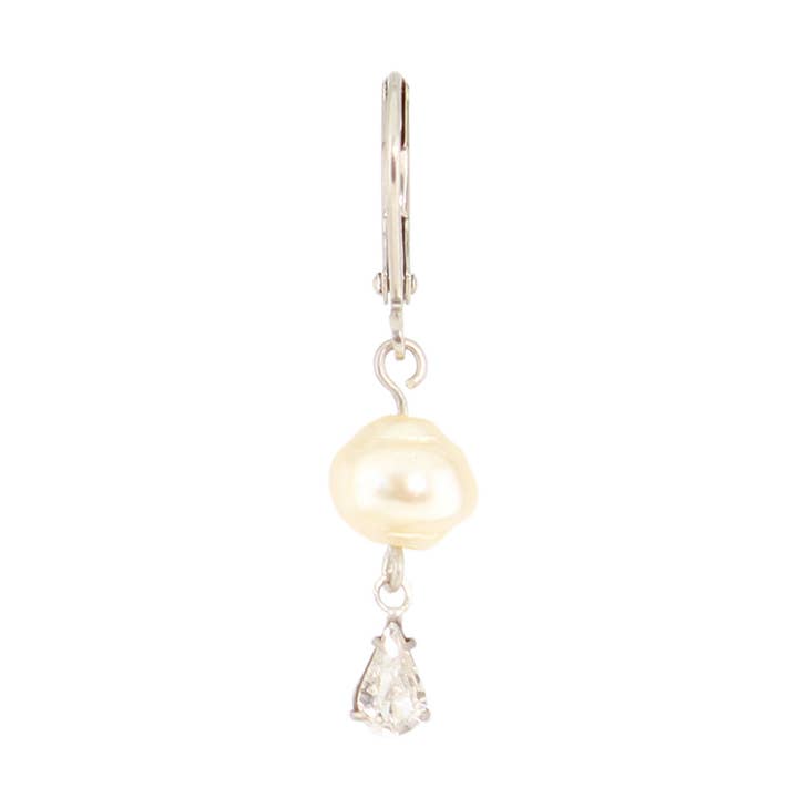Baked Beads - Wholesale Dangle Earrings - Crystal Pearl Drop Earring5