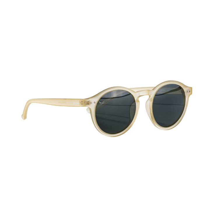 Round Yellow "Elton" Sunglasses for wholesale by Byrdsi