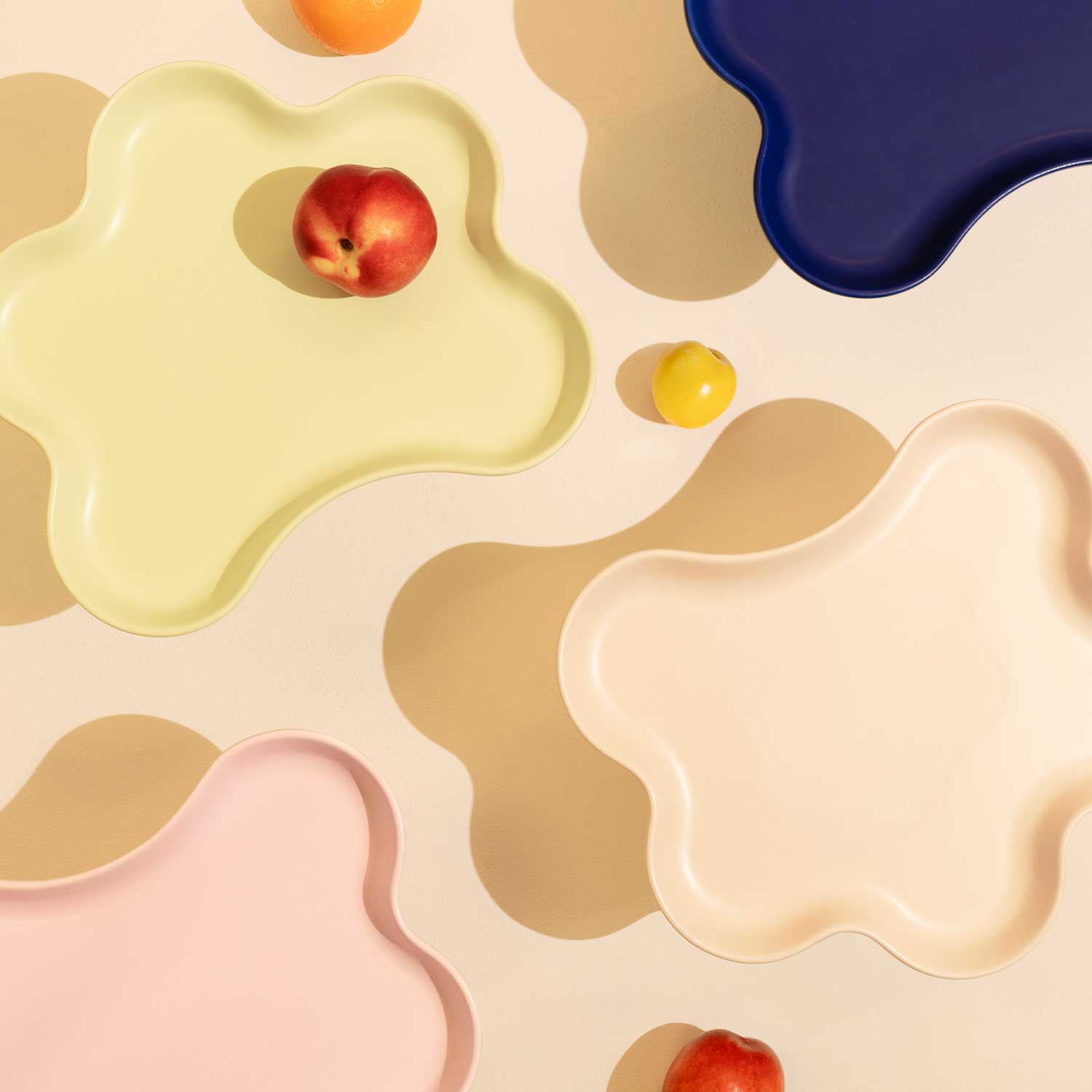 54 Celsius - Vendita all'ingrosso Vassoi decorativi - Vassoio Alto Templo OCTAEVO - Blu Scuro2