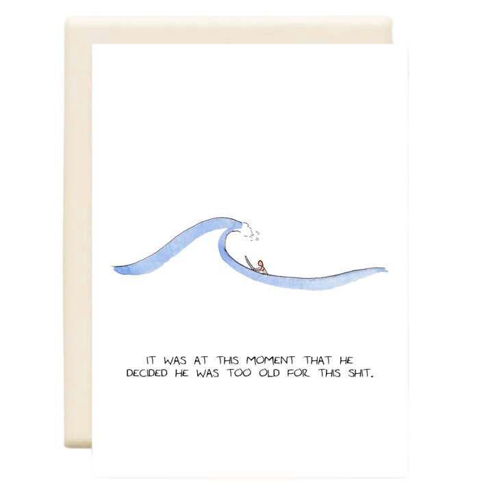 Inkwell Cards - Vente Cartes d'anniversaire - Anniversaire de Surfeur | Carte de Vœux Sportive