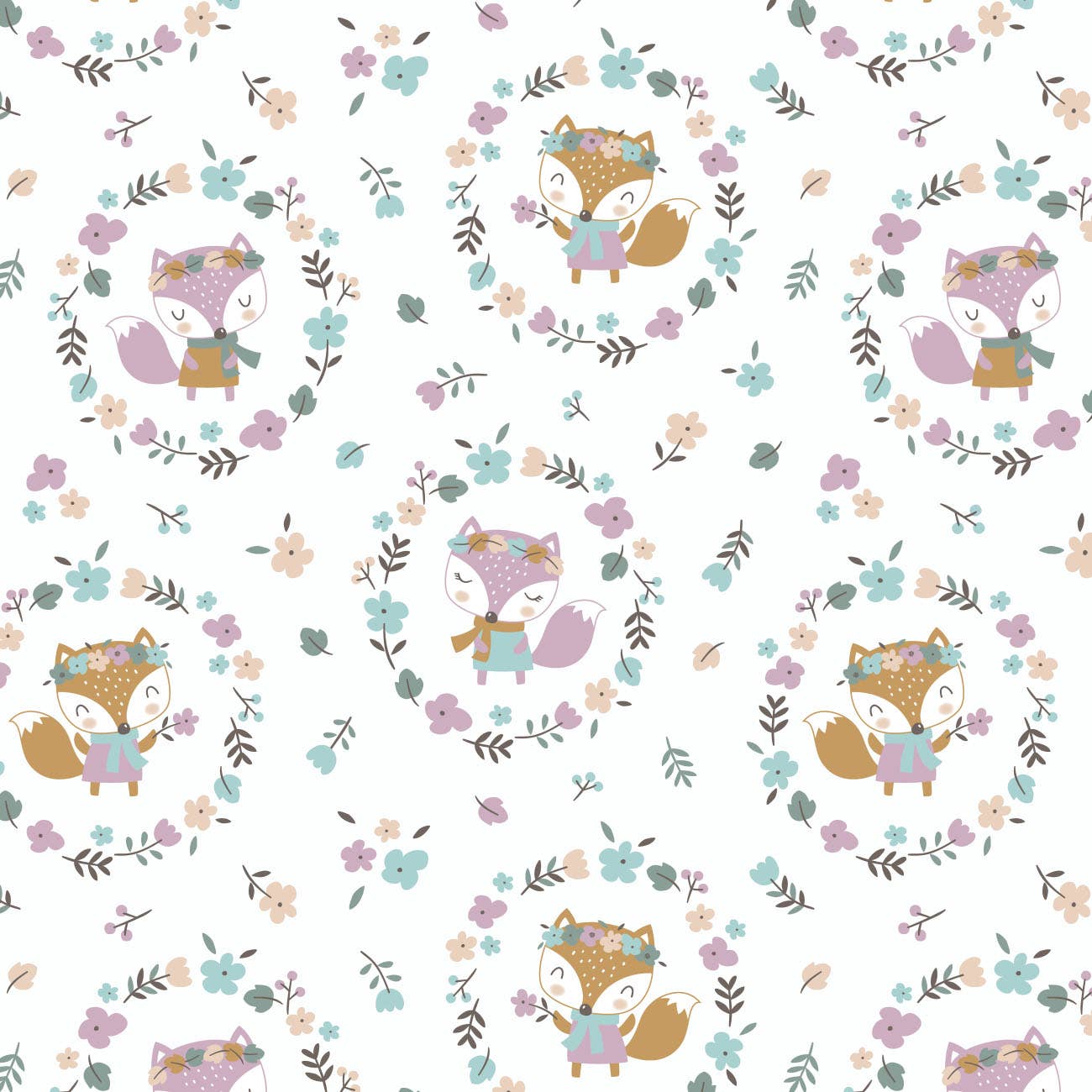 Cream Fleece and Flannel 2024-Autumn Vixen-Cream- Flannel for wholesale on Faire1