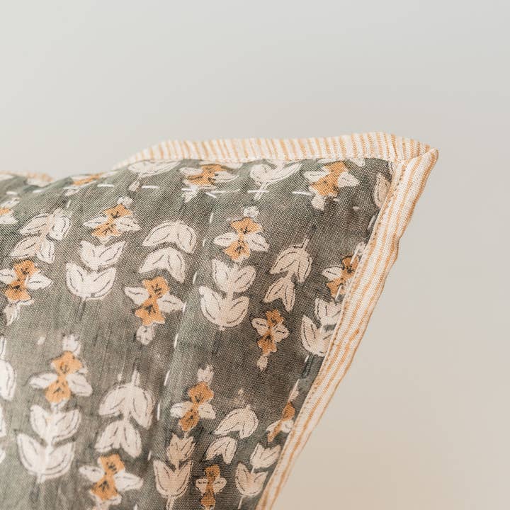Co.House Designs - Wholesale Bedding Pillowcase/Sham - Blossom Block Print Sham