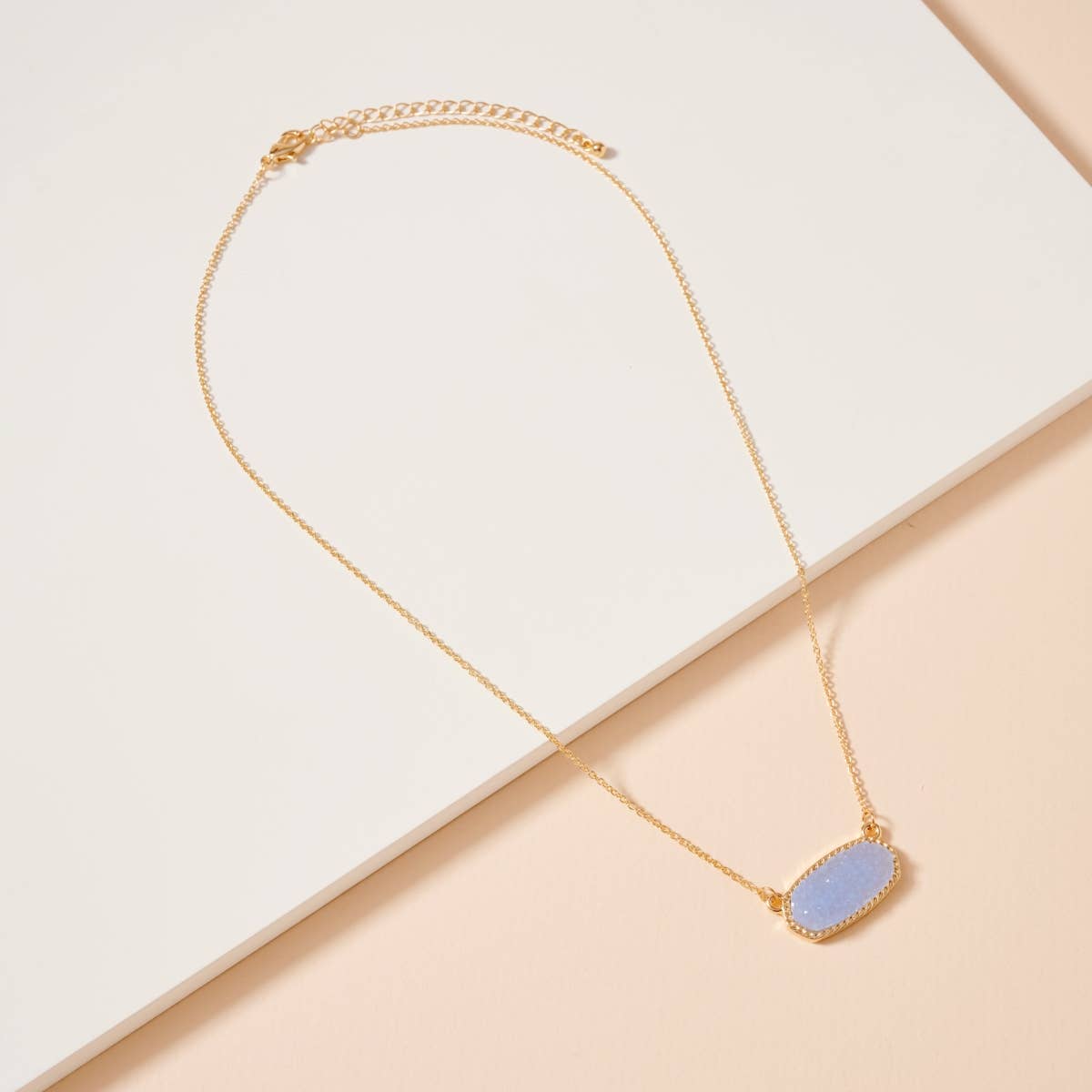 Lilla Haven - Wholesale Pendant/Charm Necklace - Druzy Stone Charm Short Necklace27