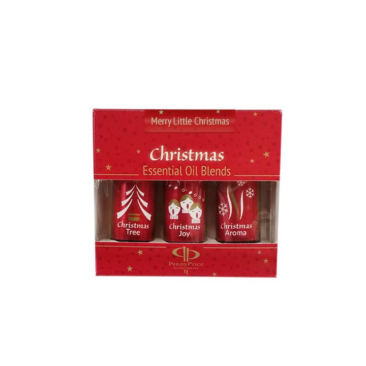 Merry Little Christmas Essential Oil Set for wholesale by Penny Price Aromatherapy
