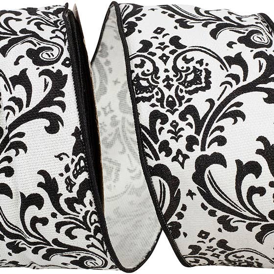 Madison Wired Edge, Black, 2-1/2 In, 10 Yards for wholesale by RELIANT RIBBON