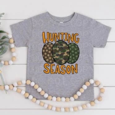 Hunting Season Easter Boys Shirt for wholesale by Southern Backroad Tees LLC
