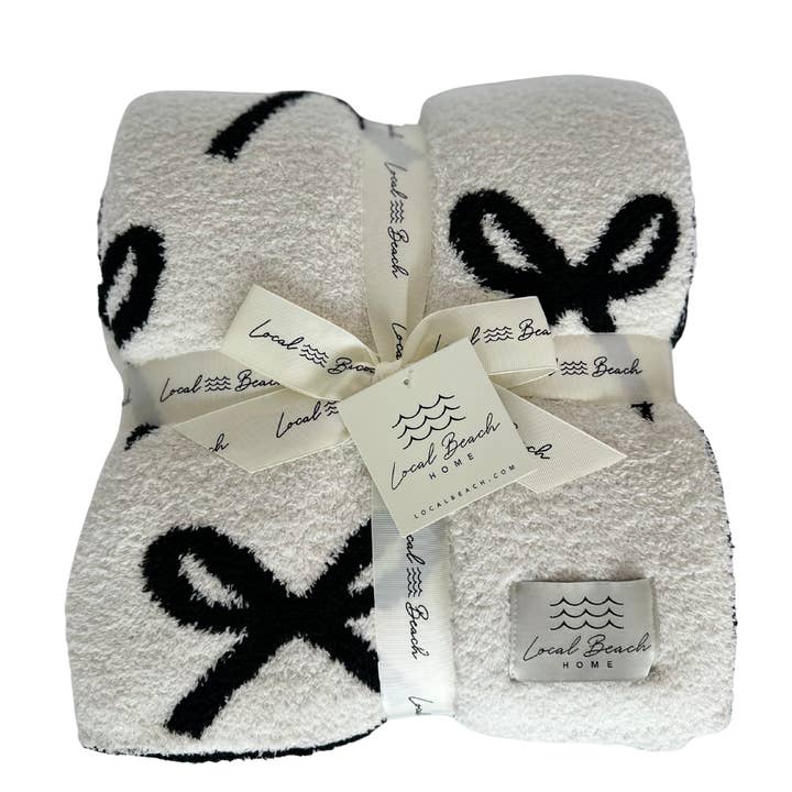 Local Beach - Wholesale Throw Blanket - Bow Luxe Home Blanket