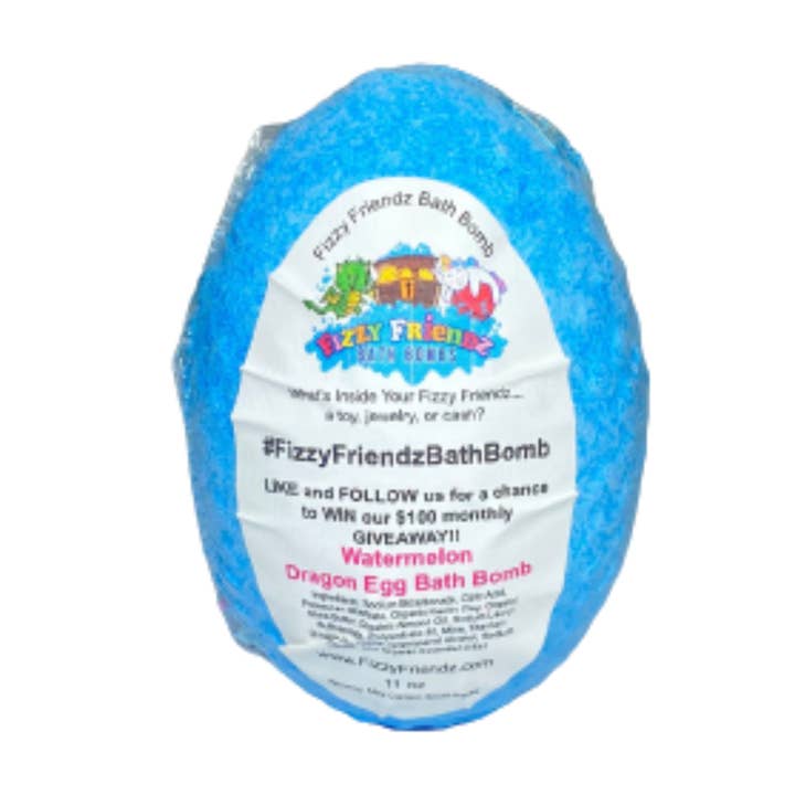 Fizzy Friendz Bath Bomb – Großhandel Badebombe/-sprudeltabletten – Dragon Treasure - Drachenei-Badebombe & Drachenseife