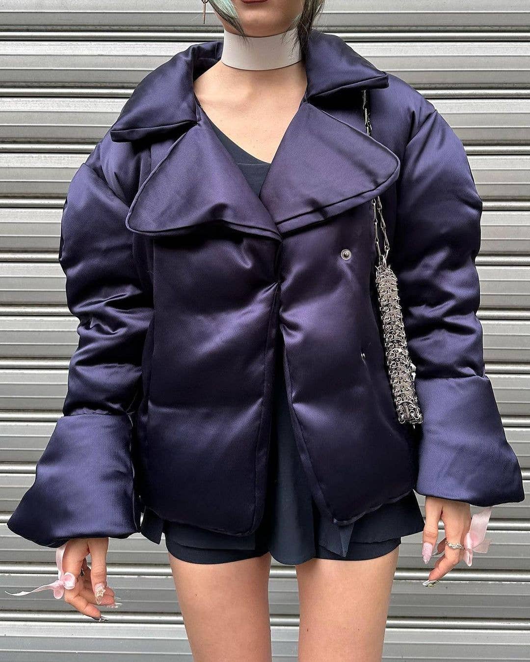 SUNDAY LIFE - Wholesale Puffer Jacket - Women's - REINE - ORIGINAL CUT SATIN DOWN JACKET5