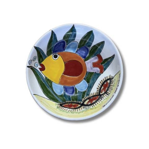 Ceramiche De Simone - Wholesale Dinner Plate - De Simone Plate for Giusina "Under the Sea"2
