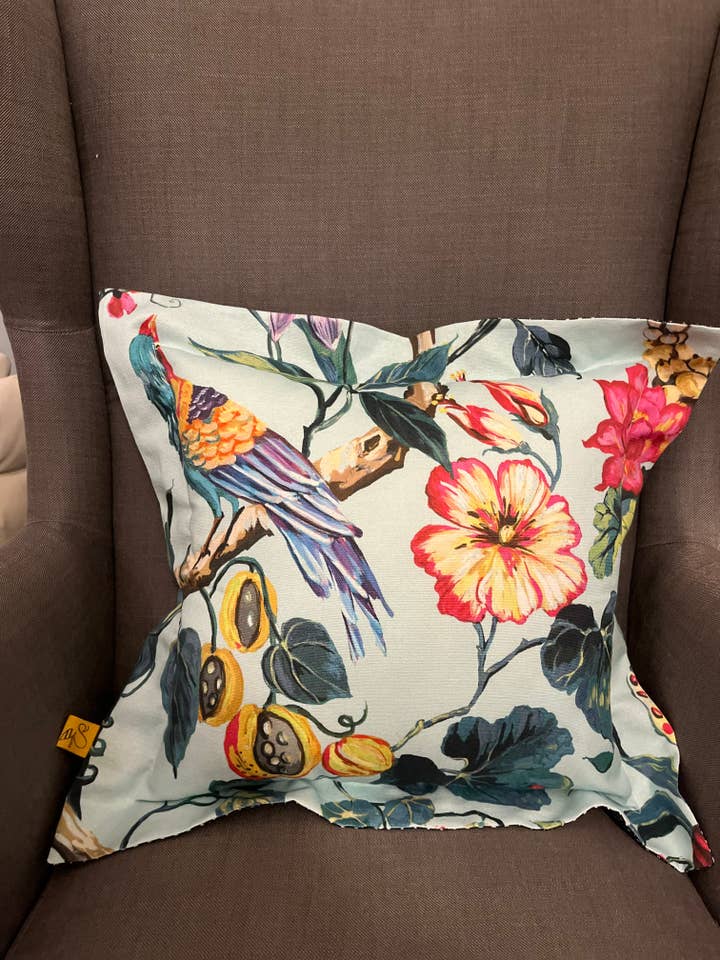 Tropical Bird Cushion Cover for wholesale by House of Beeves
