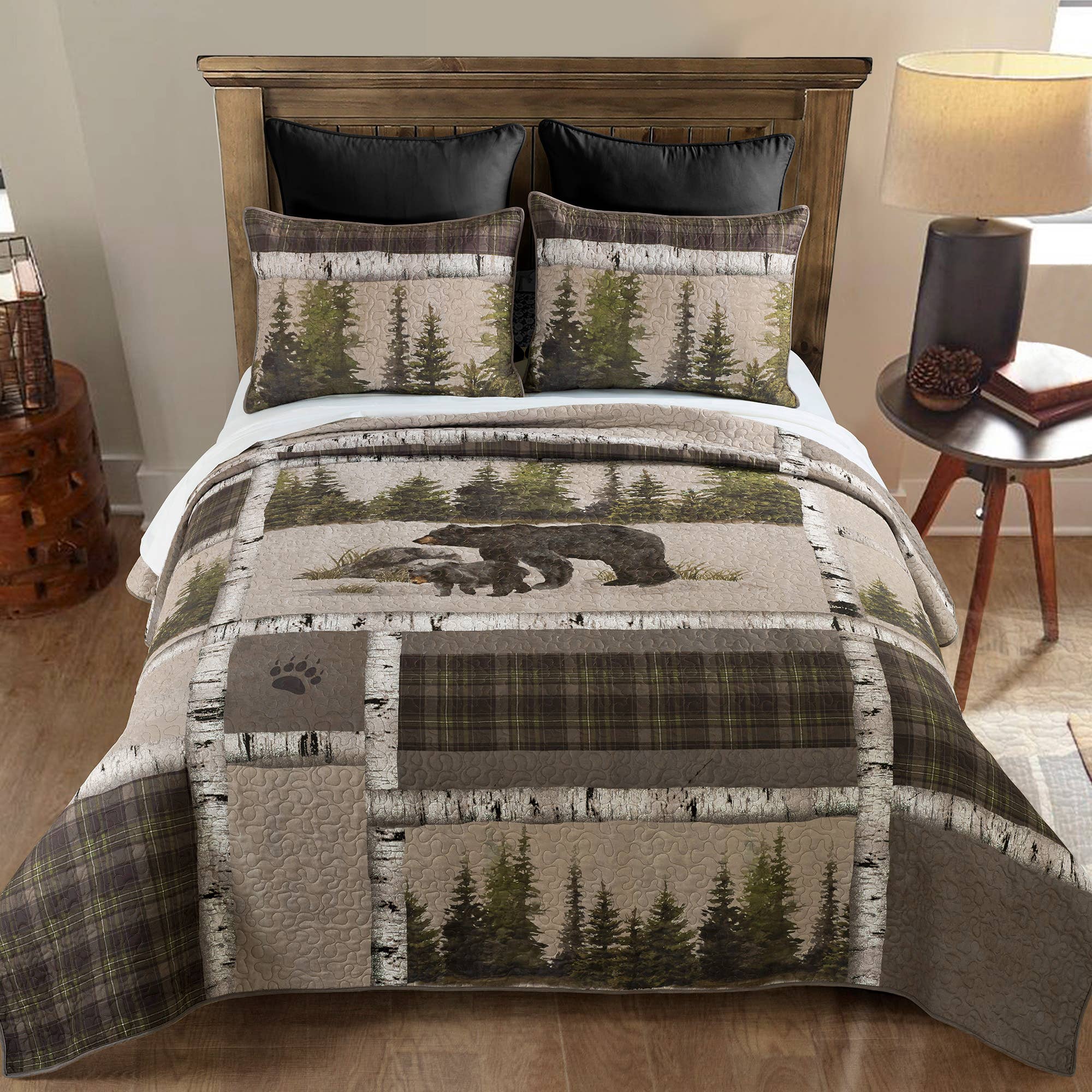 Donna Sharp - Wholesale Bedding Set - Bear Panels Quilt Collection0
